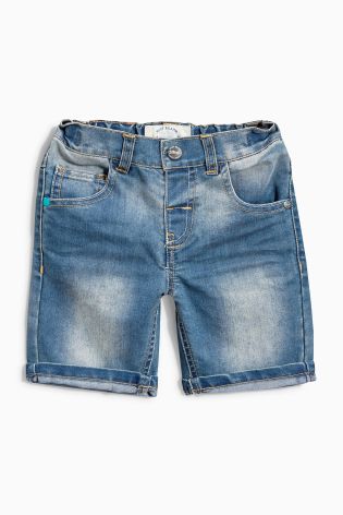 Mid Blue Denim Shorts (3mths-6yrs)